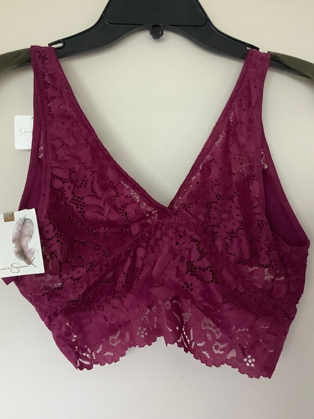 NWT JESSICA SIMPSON Lace Padded Bra Bralette